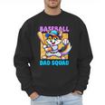 Baseball Dad Squad Fox On The Bat Men Sweatshirt