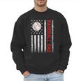 Baseball Dad USA American Flag Men Daddy Fathers Day Men Sweatshirt Baseball Dad USA American Flag Men Daddy Fathers Day Men Sweatshirt