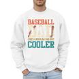 Vintage Baseball Dad Like a Regular Dad But Cooler Men Premium Men Sweatshirt