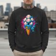 Baseball Ice Cream Drip Baseball Dad Sports Fan Youth Boys Men Sweatshirt Baseball Ice Cream Drip Baseball Dad Sports Fan Youth Boys Men Sweatshirt