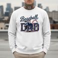 Baseball Dad Proud Fathers Sports Gear Premium Men Sweatshirt