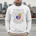 Softball Dad Like A Baseball Dad 4th Of July USA Retro Flag Premium Men Sweatshirt Softball Dad Like A Baseball Dad 4th Of July USA Retro Flag Premium Men Sweatshirt