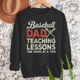 Dad Baseball Dad Teaching Lessons One Swing At A Time Men Sweatshirt Dad Baseball Dad Teaching Lessons One Swing At A Time Men Sweatshirt
