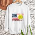 Patriotic Softball Dad Like A Baseball Dad Raglan Baseball Tee Men Sweatshirt Patriotic Softball Dad Like A Baseball Dad Raglan Baseball Tee Men Sweatshirt