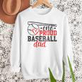 Vintage One Proud Baseball Dad Sporty Humor Men Sweatshirt