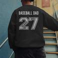 BASEBALL DAD CLASS OF 2027 BASEBALL DAD SWAG CLASS OF 27 Men's Sweatshirt Back Print