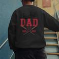 Vintage Baseball Dad Father's Day Game Day Toddlers Men's Sweatshirt Back Print Vintage Baseball Dad Father's Day Game Day Toddlers Men's Sweatshirt Back Print