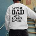 Baseball Dad Parent Of Player Family Sports Fan Lover Men's Sweatshirt Back Print Baseball Dad Parent Of Player Family Sports Fan Lover Men's Sweatshirt Back Print