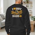 I Love Hot Baseball Dads Baseball Lovers Players Men's Sweatshirt Back Print