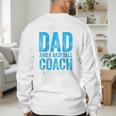 Baseball Dad Coach Father's Day Raglan Baseball Tee Men's Sweatshirt Back Print Baseball Dad Coach Father's Day Raglan Baseball Tee Men's Sweatshirt Back Print