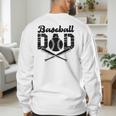 Baseball Dad Happy Fathers Day For Men Wife Daughter Son Men's Sweatshirt Back Print