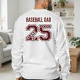 SENIOR BASEBALL DAD 2025 MAROON BASEBALL DAD SENIOR 25 3 Men's Sweatshirt Back Print
