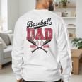 Vintage Baseball Dad Daddy Father's Day Baseball Players Men's Sweatshirt Back Print Vintage Baseball Dad Daddy Father's Day Baseball Players Men's Sweatshirt Back Print
