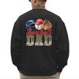 Baseball Dad Camo Father's Day Baseball Stuff Men Men's Sweatshirt Back Print