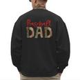 Baseball Dad Camouflage Camo Flag Military Father's Day Men's Sweatshirt Back Print Baseball Dad Camouflage Camo Flag Military Father's Day Men's Sweatshirt Back Print