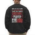 Baseball Dad Cute Love Sports Pitcher Catcher Baseball Men's Sweatshirt Back Print Baseball Dad Cute Love Sports Pitcher Catcher Baseball Men's Sweatshirt Back Print
