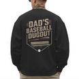 Baseball Baseball Dad Dugout Family Matching Men's Sweatshirt Back Print Baseball Baseball Dad Dugout Family Matching Men's Sweatshirt Back Print