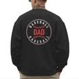 Baseball Dad Father Family Matching Men's Sweatshirt Back Print Baseball Dad Father Family Matching Men's Sweatshirt Back Print