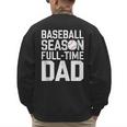 Baseball Dad Father Homerun Fathers Day Baseball Lovers Men's Sweatshirt Back Print Baseball Dad Father Homerun Fathers Day Baseball Lovers Men's Sweatshirt Back Print