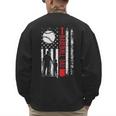 Baseball Dad Father And Son Baseball Love Men's Sweatshirt Back Print Baseball Dad Father And Son Baseball Love Men's Sweatshirt Back Print