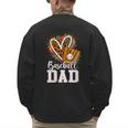Baseball Dad Leopard Heart Colorful Men's Sweatshirt Back Print Baseball Dad Leopard Heart Colorful Men's Sweatshirt Back Print