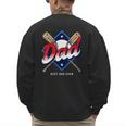 Baseball Dad Baseball Men's Sweatshirt Back Print Baseball Dad Baseball Men's Sweatshirt Back Print