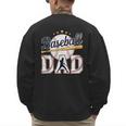 Baseball Dad Player Cool Retro Sports Fan Father's Day Men's Sweatshirt Back Print Baseball Dad Player Cool Retro Sports Fan Father's Day Men's Sweatshirt Back Print