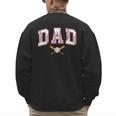 Baseball Dad Shirt Baseball Player Game Day Father's Day Men's Sweatshirt Back Print