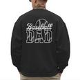 Baseball Dad Sports Lover Graphic Men's Sweatshirt Back Print