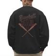 Baseball Dad Vintage Family Matching Father's Day Dad Life Men's Sweatshirt Back Print Baseball Dad Vintage Family Matching Father's Day Dad Life Men's Sweatshirt Back Print