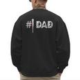 Baseball Player Number One Baseball Dad Father's Day Men's Sweatshirt Back Print Baseball Player Number One Baseball Dad Father's Day Men's Sweatshirt Back Print