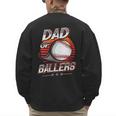 Dad Of Ballers Shirt Volleyball Baseball Dad Of Baller Men's Sweatshirt Back Print Dad Of Ballers Shirt Volleyball Baseball Dad Of Baller Men's Sweatshirt Back Print