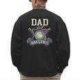 Dad Of Ballers Volleyball Baseball Dad Of Baller Dad Of Men's Sweatshirt Back Print