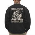 I Never Dreamed I'd Grow Up To Be Sexy Baseball Dad Retro Men's Sweatshirt Back Print I Never Dreamed I'd Grow Up To Be Sexy Baseball Dad Retro Men's Sweatshirt Back Print