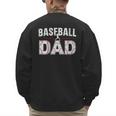 Softball Ball Dad Baseball Dad Parent Fathers Day Baseball Men's Sweatshirt Back Print Softball Ball Dad Baseball Dad Parent Fathers Day Baseball Men's Sweatshirt Back Print