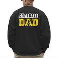 Softball Dad Like A Baseball Dad Definition Men's Sweatshirt Back Print