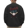 Vintage Baseball Dad Father's Day Birthday Matching Family Men's Sweatshirt Back Print