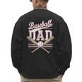 Vintage Baseball Dad Father's Day Husband Daddy Dad In Law Men's Sweatshirt Back Print Vintage Baseball Dad Father's Day Husband Daddy Dad In Law Men's Sweatshirt Back Print