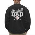Vintage Baseball Dad Sport Lovers Batter Player Fathers Art Men's Sweatshirt Back Print Vintage Baseball Dad Sport Lovers Batter Player Fathers Art Men's Sweatshirt Back Print
