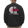 Vintage Baseball Fan I Yell Because I Care Baseball Dads Men's Sweatshirt Back Print Vintage Baseball Fan I Yell Because I Care Baseball Dads Men's Sweatshirt Back Print