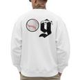 Baseball Dad Coach Old Head OG Old School Baller White Men's Sweatshirt Back Print Baseball Dad Coach Old Head OG Old School Baller White Men's Sweatshirt Back Print