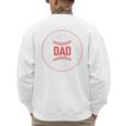 Baseball Dad Father Family Matching Premium Men's Sweatshirt Back Print