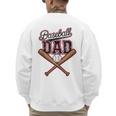 Baseball Dad Fathers Day Game Day Toddler Kids Sport Lovers Men's Sweatshirt Back Print Baseball Dad Fathers Day Game Day Toddler Kids Sport Lovers Men's Sweatshirt Back Print