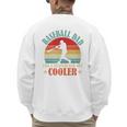 Baseball Dad Like A Regular Dad But Cooler Father's Day Premium Men's Sweatshirt Back Print Baseball Dad Like A Regular Dad But Cooler Father's Day Premium Men's Sweatshirt Back Print
