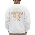 Baseball Dad Sport Fan Father Premium Men's Sweatshirt Back Print Baseball Dad Sport Fan Father Premium Men's Sweatshirt Back Print