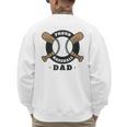 Proud Baseball Dad Men's Sweatshirt Back Print Proud Baseball Dad Men's Sweatshirt Back Print