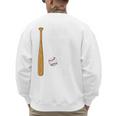Retro Dada Daddy Dad Coach Bruh Baseball Dad Fathers Day Men Premium Men's Sweatshirt Back Print Retro Dada Daddy Dad Coach Bruh Baseball Dad Fathers Day Men Premium Men's Sweatshirt Back Print