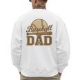 Retro Vintage Baseball Dad Summer Sports Lover Fathers Day Premium Men's Sweatshirt Back Print