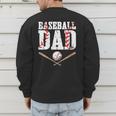 Baseball Dad Happy Fathers Day For Men Boys Kid Men's Sweatshirt Back Print Baseball Dad Happy Fathers Day For Men Boys Kid Men's Sweatshirt Back Print