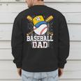 Baseball Dad Happy Fathers Day For Men Boys Kids Men's Sweatshirt Back Print Baseball Dad Happy Fathers Day For Men Boys Kids Men's Sweatshirt Back Print
